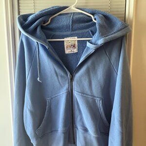 Offline by Aerie Cropped Zip Hoodie – Blueberry